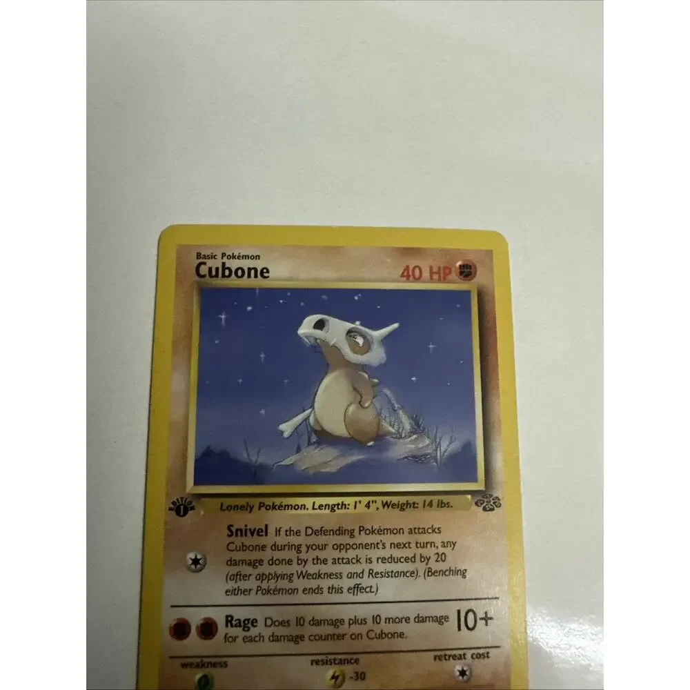 Cubone - 50/64 - Pokemon Jungle 1st Edition Card WOTC LP